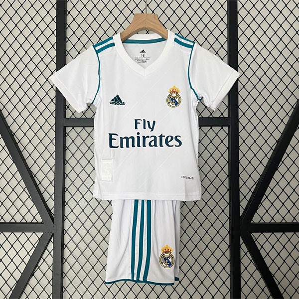Camiseta Real Madrid Primera Equipación Retro Niño 2017 2018